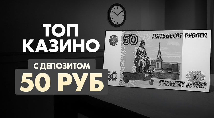 ТОП казино с пополнением 50 рублей