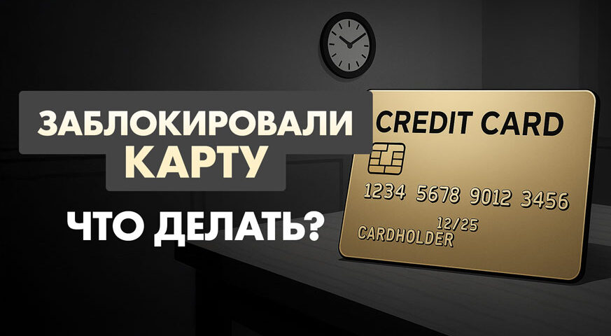 Заблокировали карту, что делать?