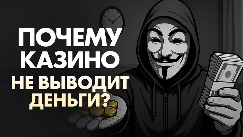 Почему казино не выводит деньги?
